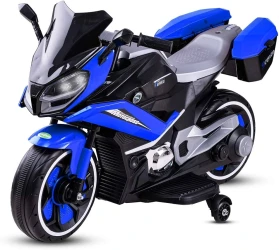 Motocicletă electrică Essa Toys Albastră cumpăra în Chișinau. Foto 1