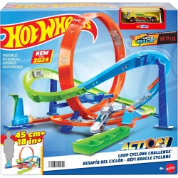 Set constructie Hot Wheels Loop Cyclone Challenge, 2 elemente cumpăra în Chișinau. Foto 1