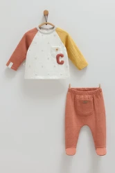 Комплект из 2 штук Caramell Sport Lines Brick & Ivory (3-6М) купить в Кишиневе. Фото 1