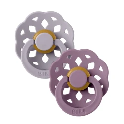 Suzetă rotundă din latex Bibs Boheme Fossil Grey & Mauve (0-6 luni), 2 buc. cumpăra în Chișinau. Foto 1