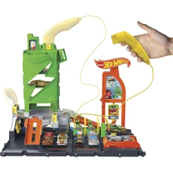 Set constructie Hot Wheels City Super Recharge Fuel Station, 2 elemente cumpăra în Chișinau. Foto 5