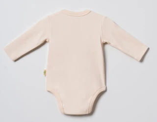 Боди с длинным рукавом BabyCosy Ecru & Green, 2 шт. (1-3М) купить в Кишиневе. Фото 4