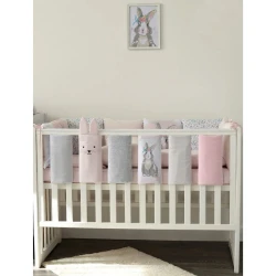 Aparatoare patut Veres Summer Bunny Pink (6 piese), 30x17 cm cumpăra în Chișinau. Foto 1