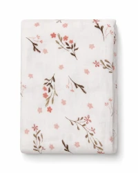 Пледик PernaMea Double Layer Flowers Ivory, 110x110 см купить в Кишиневе. Фото 1