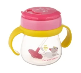 Поильник с трубочкой Canpol babies Cat 250 мл купить в Кишиневе. Фото 1