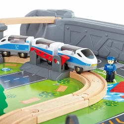 Железная дорога Hape c локомотивом и аксессуарами, 70 элементов купить в Кишиневе. Фото 6