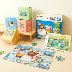 Развивающий пазл Mideer Level Up 4 in 1 Four Seasons, 87 элементов купить в Кишиневе. Фото 3