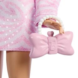 Păpușa Barbie Deluxe Style Fashionistă în costum denim roz, JJN69 cumpăra în Chișinau. Foto 5