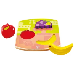 Деревянные пазлы Hape Chunky Fruits, 4 элемента купить в Кишиневе. Фото 2
