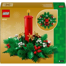 Set construcție Lego Iconic Christmas Table Decoration, 433 elemente cumpăra în Chișinau. Foto 2