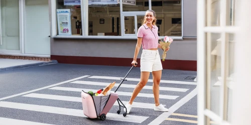 Troller Micro Ride On Luggage Eazy Allrounder Blue cumpăra în Chișinau. Foto 7