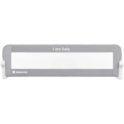 Bariera de protectie pentru pat KikkaBoo I am safe Grey, 150 cm cumpăra în Chișinau. Foto 3