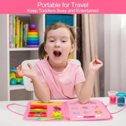 Бизиборд New World Book Unicorn Pink купить в Кишиневе. Фото 6