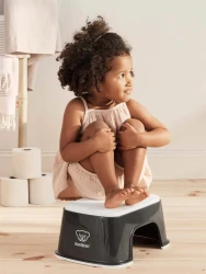 Înălțător baie BabyBjorn Step Stool Deep Black/White cumpăra în Chișinau. Foto 3