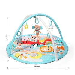 Коврик для детей BabyOno Fun Journey Голубой, 90x90×52 см купить в Кишиневе. Фото 4