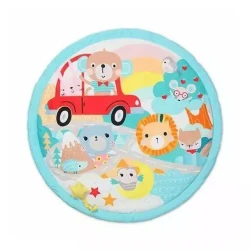 Коврик для детей BabyOno Fun Journey Голубой, 90x90×52 см купить в Кишиневе. Фото 5