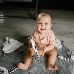 Мягкая игрушка Babyono Happy Panda, 15,5 см купить в Кишиневе. Фото 4