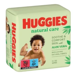 Servetele umede Huggies Natural Care, 168 buc. cumpăra în Chișinau. Foto 1