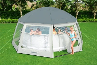 Cupolă rotundă pentru piscine Bestway, 600x600x295 cm cumpăra în Chișinau. Foto 5