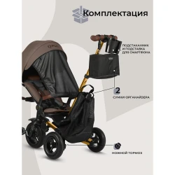 Детский трицикл QPlay Nova Deluxe Grey купить в Кишиневе. Фото 8