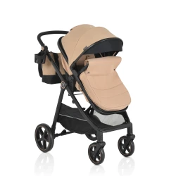 Cărucior 2/1 cu bloc reversibil Moni Tokyo Beige cumpăra în Chișinau. Foto 2
