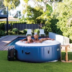 Jacuzzi Intex SPA PureSpa Bubble Blue 180х66 cm, 677 litri, 4 persoane cumpăra în Chișinau. Foto 2