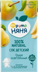 Suc din pere ФрутоНяня (4 luni+), 200 ml cumpăra în Chișinau. Foto 1