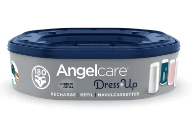 Сменные квадратные кассеты для корзины для подгузников AngelCare Genie Square, 1 шт. купить в Кишиневе. Фото 1