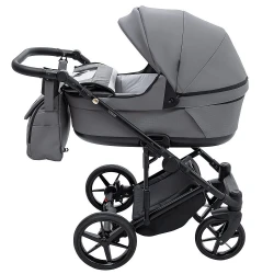 Carucior 2 in 1 Adamex Locco Deluxe Dark Grey cumpăra în Chișinau. Foto 4