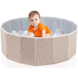Игровой манеж BabyJem с 100 шариками Salmon купить в Кишиневе. Фото 3