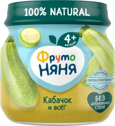 Piure ФрутоНяня dovlecel (4 luni+), 80 g cumpăra în Chișinau. Foto 1