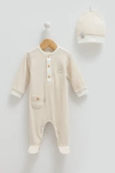 Комбинезон Caramell Happy Boy Beige (9-12М) купить в Кишиневе. Фото 1