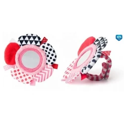 Игрушка для коляски Canpol babies Zigzag Pозовый купить в Кишиневе. Фото 1