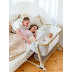 Кроватка Co-sleeper Carrello Prima Honey Beige купить в Кишиневе. Фото 21