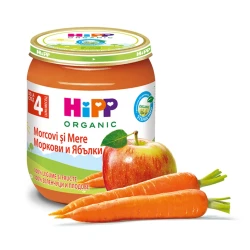 Piure HiPP Morcov și mere (4 luni+), 125 g cumpăra în Chișinau. Foto 1