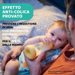 Biberon pentru bebeluși din plastic Chicco Perfect5 Hug Me Yellow, 240 ml cumpăra în Chișinau. Foto 4