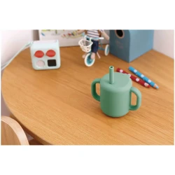 Cană cu pai din silicon Beaba Sage Green (8+ luni), 170 ml cumpăra în Chișinau. Foto 7