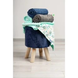 Одеяло Caretero Light Minky Hedgehogs Grey, 75x100 см купить в Кишиневе. Фото 5