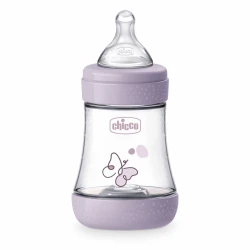 Biberon pentru bebeluși din plastic Chicco Perfect5 Butterfly Purple, 150 ml cumpăra în Chișinau