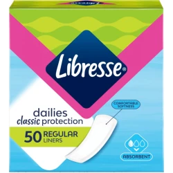 Прокладки Libresse Dailies Classic Protection Regular, 50 шт. купить в Кишиневе. Фото 1