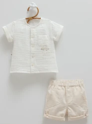 Set din 2 piese Caramell New Linen Beige (6-9L) cumpăra în Chișinau. Foto 1