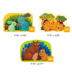 Puzzle educativ Mideer Level Up Level 2 Animal Families, 37 elemente cumpăra în Chișinau. Foto 3