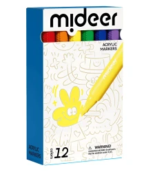Набор акриловых маркеров Mideer, 12 шт. купить в Кишиневе. Фото 1