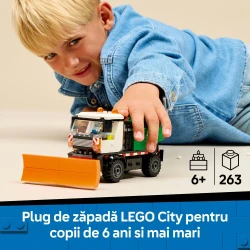 Set construcție Lego City Snowplow, 263 elemente cumpăra în Chișinau. Foto 4