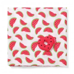 Пелёнка из бамбуковых волокон BabyOno Watermelon + игрушка (120x120 cm), 1 шт. купить в Кишиневе. Фото 6