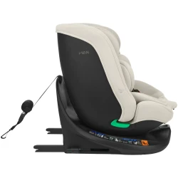 Scaun auto 40-150 cm (i-Size) Isofix KikkaBoo i-Van Light Beige, rotativ 360 cumpăra în Chișinau. Foto 6
