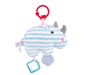 Jucărie pentru pătuț și cărucior Moni Bali Bazoo Knit Rhinoceros cumpăra în Chișinau. Foto 1