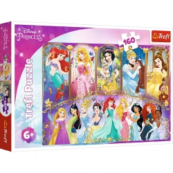Puzzle Trefl Disney Princess Princesses portraits, 160 elemente cumpăra în Chișinau. Foto 1