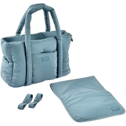 Сумка для коляски Beaba Puffi Paris Baltic Blue купить в Кишиневе. Фото 2