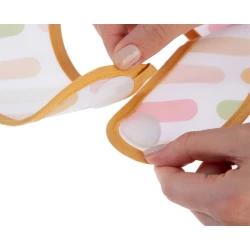 Bavetă din poliester BabyJem Pastel Stripes cumpăra în Chișinau. Foto 5